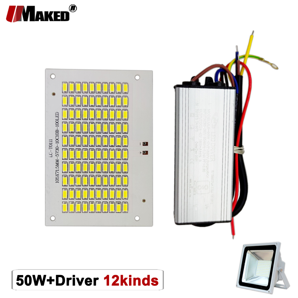 Flood Tray Table - 50W LED PCB + sürücü projektör